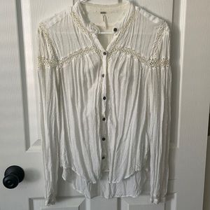 Free People Button Up Blouse